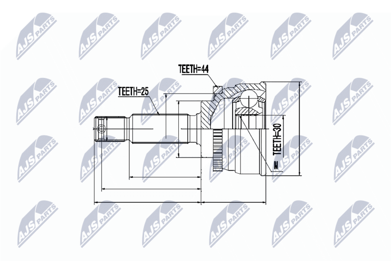 NTY NPZ-HY-532 Joint Kit, drive shaft