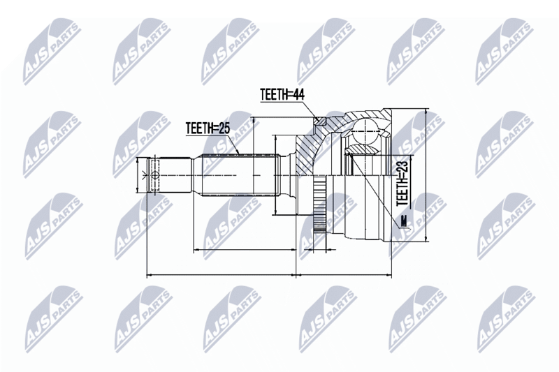 NTY NPZ-HY-533 Joint Kit, drive shaft