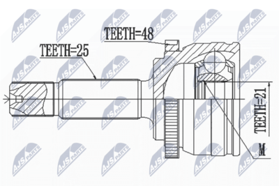 Joint Kit, drive shaft NTY NPZ-HY-556