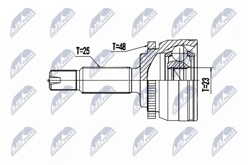 NTY NPZ-HY-559 Joint Kit, drive shaft
