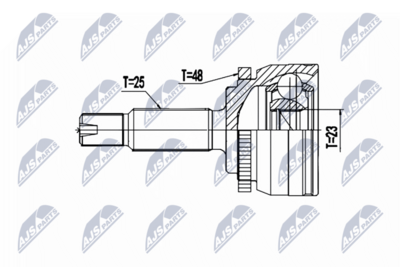 Joint Kit, drive shaft NTY NPZ-HY-559