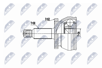 Joint Kit, drive shaft NTY NPZ-HY-560