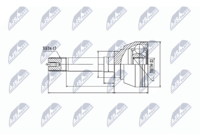 Joint Kit, drive shaft NTY NPZ-IS-008