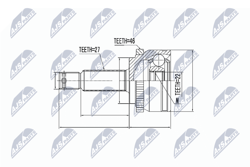 NTY NPZ-KA-308 Joint Kit, drive shaft