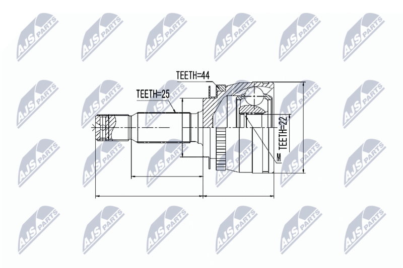 NTY NPZ-KA-312 Joint Kit, drive shaft