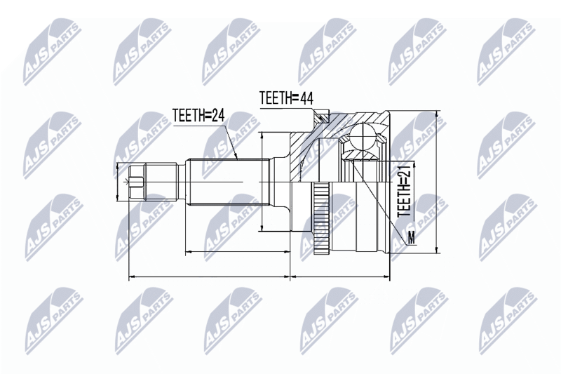 NTY NPZ-KA-345 Joint Kit, drive shaft