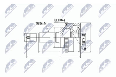 Joint Kit, drive shaft NTY NPZ-KA-345