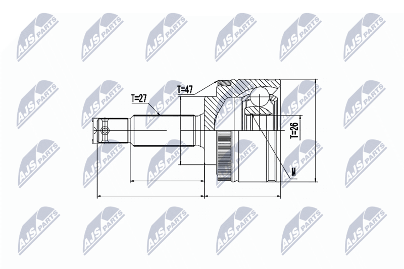 NTY NPZ-KA-358 Joint Kit, drive shaft