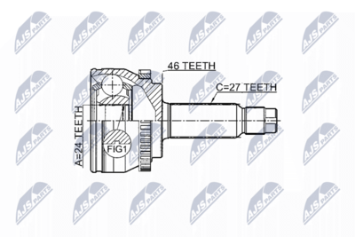 Joint Kit, drive shaft NTY NPZ-KA-359
