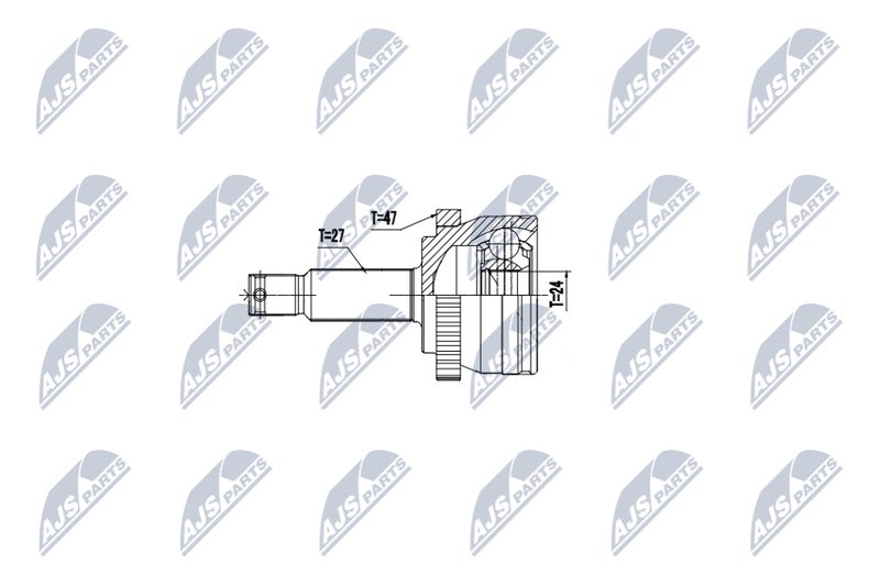 NTY NPZ-KA-368 Joint Kit, drive shaft