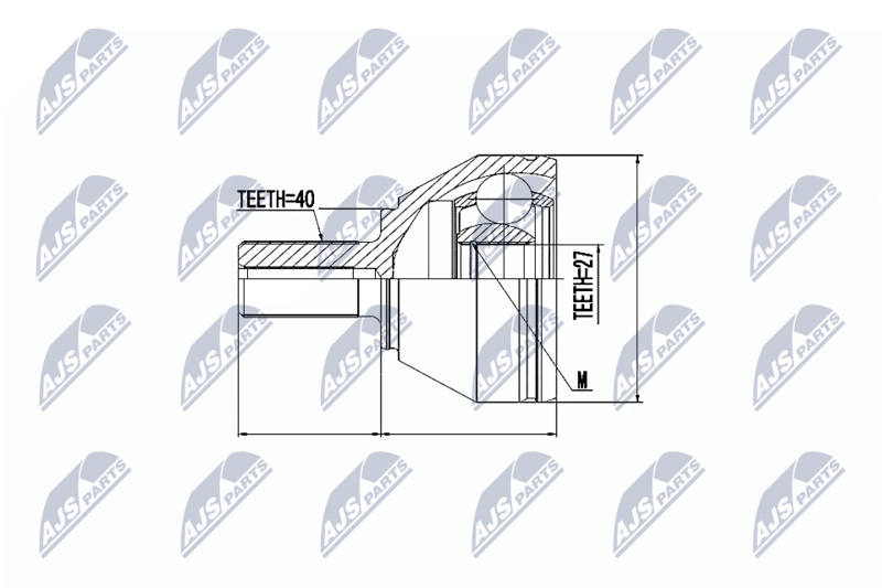 NTY NPZ-LR-004 Joint Kit, drive shaft