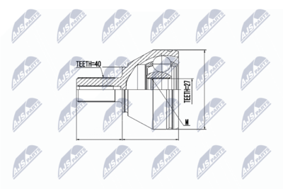Joint Kit, drive shaft NTY NPZ-LR-004