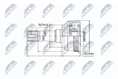 Joint Kit, drive shaft NTY NPZ-LR-011