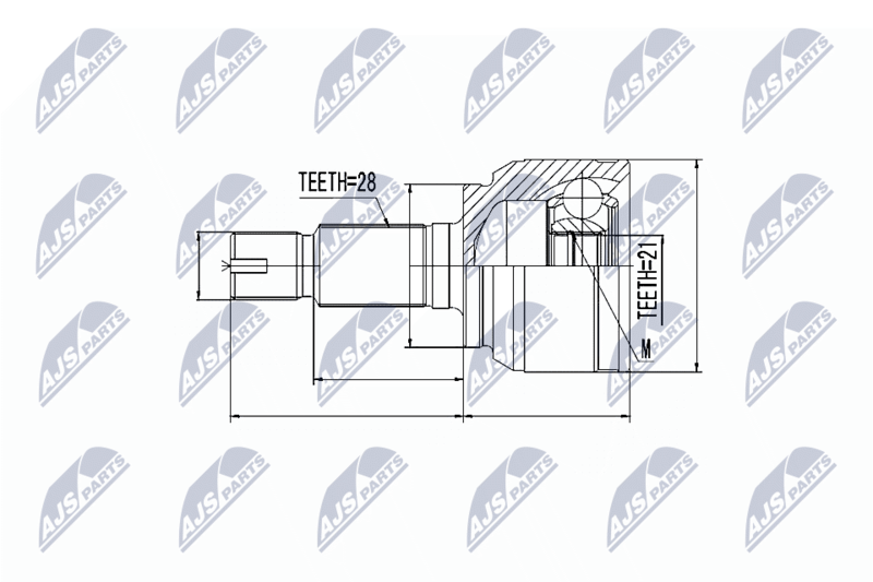 NTY NPZ-LR-018 Joint Kit, drive shaft