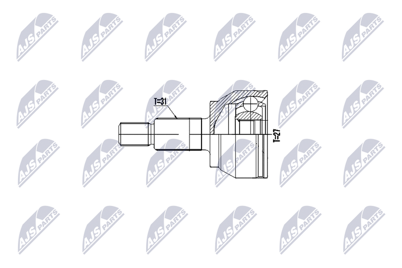 NTY NPZ-LR-019 Joint Kit, drive shaft