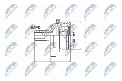 Joint Kit, drive shaft NTY NPZ-ME-004