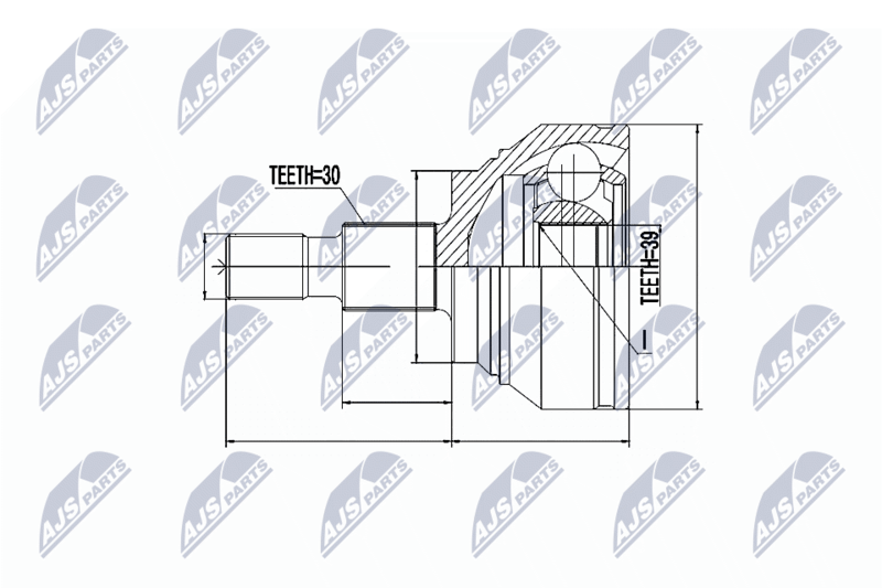NTY NPZ-ME-012 Joint Kit, drive shaft