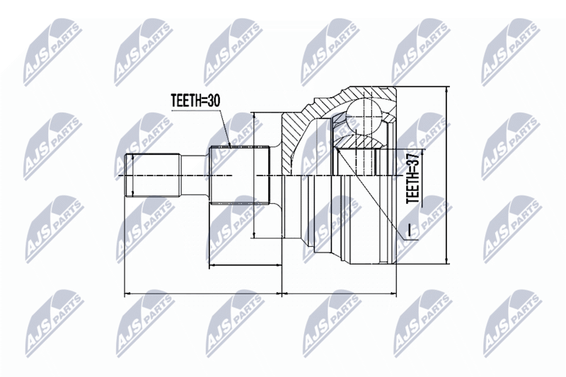 NTY NPZ-ME-014 Joint Kit, drive shaft