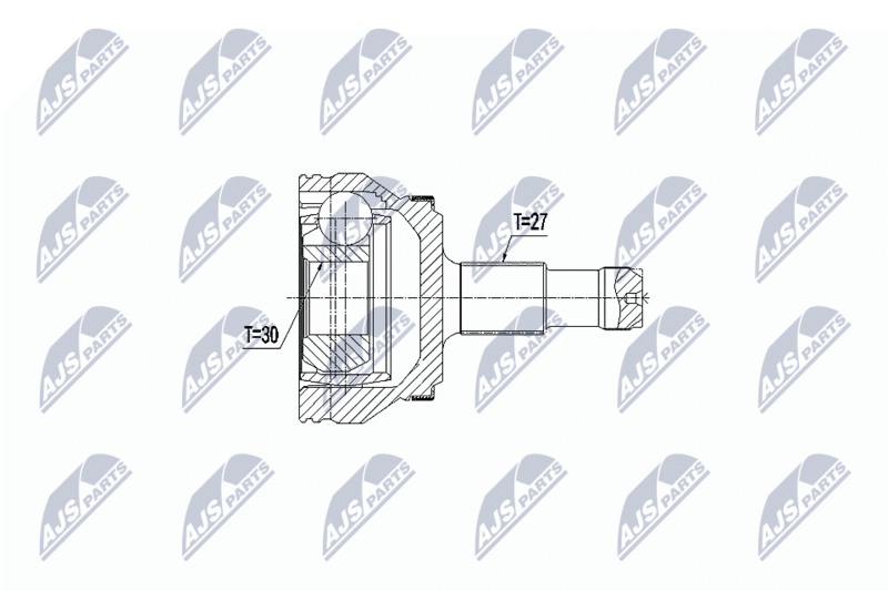 NTY NPZ-ME-019 Joint Kit, drive shaft