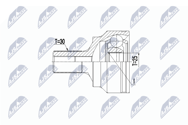 NTY NPZ-ME-021 Joint Kit, drive shaft