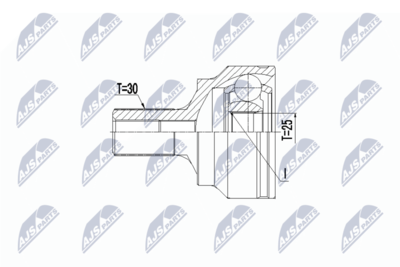 Joint Kit, drive shaft NTY NPZ-ME-021