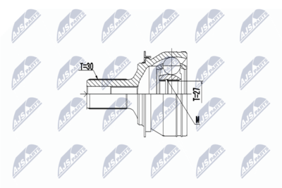 Joint Kit, drive shaft NTY NPZ-ME-022