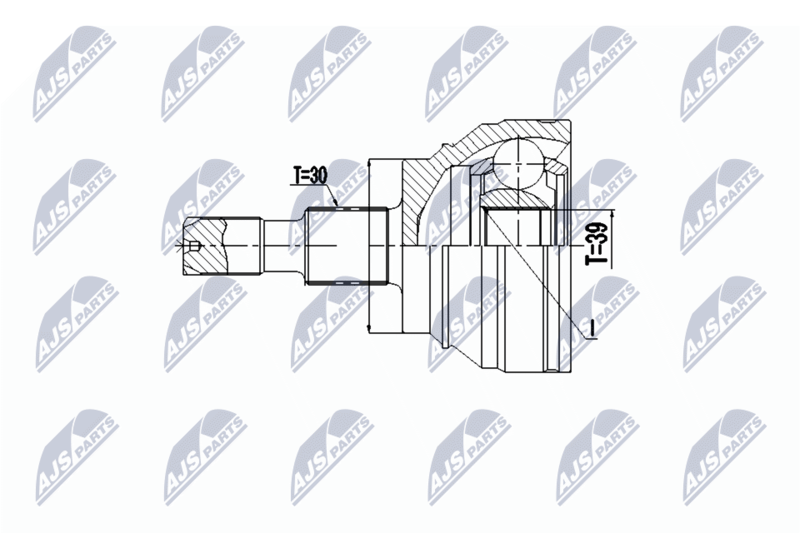 NTY NPZ-ME-024 Joint Kit, drive shaft