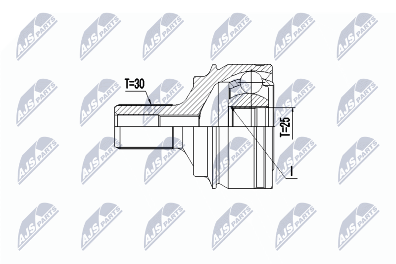 NTY NPZ-ME-027 Joint Kit, drive shaft