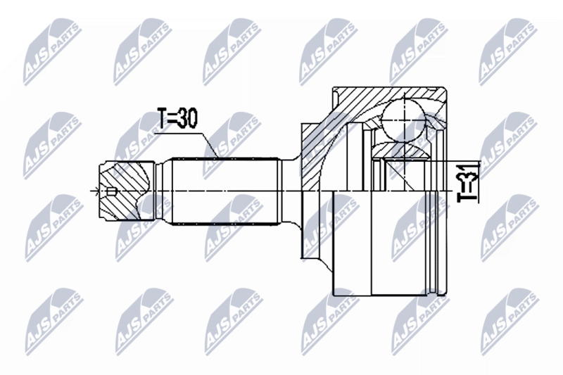 NTY NPZ-ME-033 Joint Kit, drive shaft