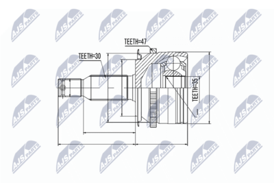 Joint Kit, drive shaft NTY NPZ-MS-006