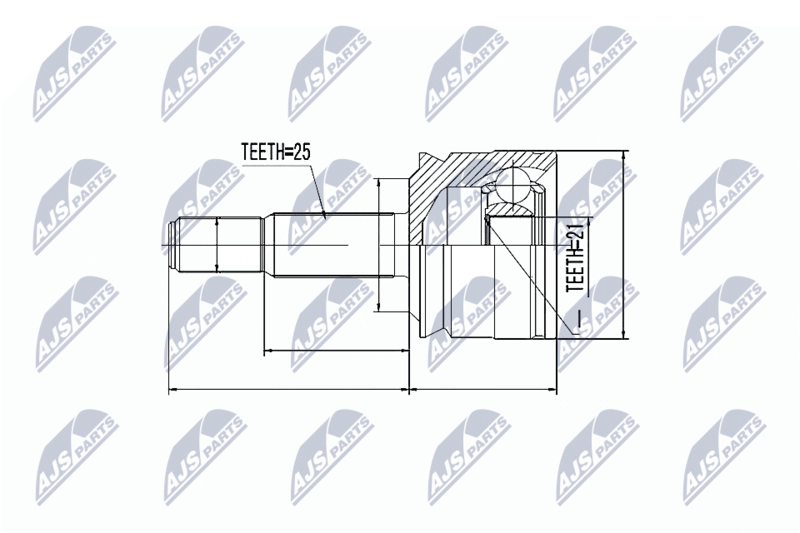 NTY NPZ-MS-020 Joint Kit, drive shaft