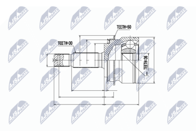Joint Kit, drive shaft NTY NPZ-MS-055