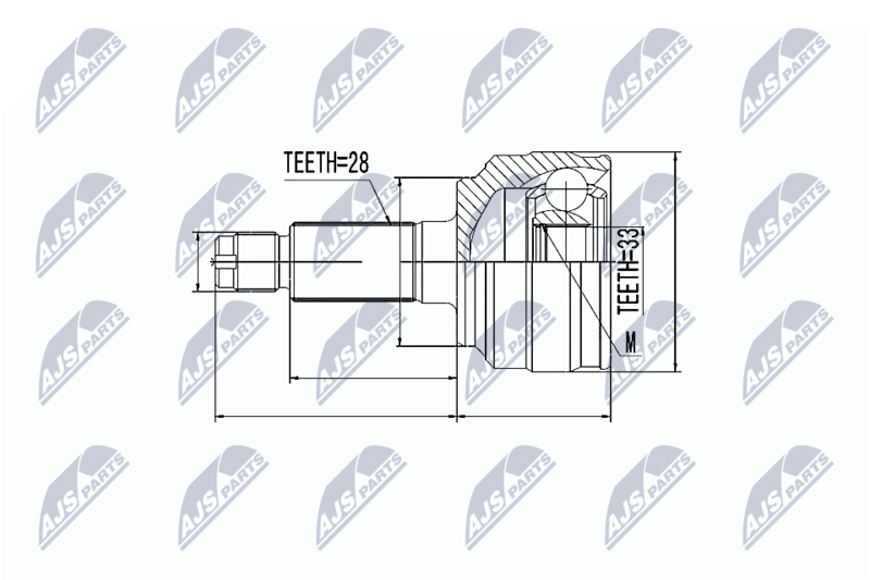 NTY NPZ-MZ-058 Joint Kit, drive shaft