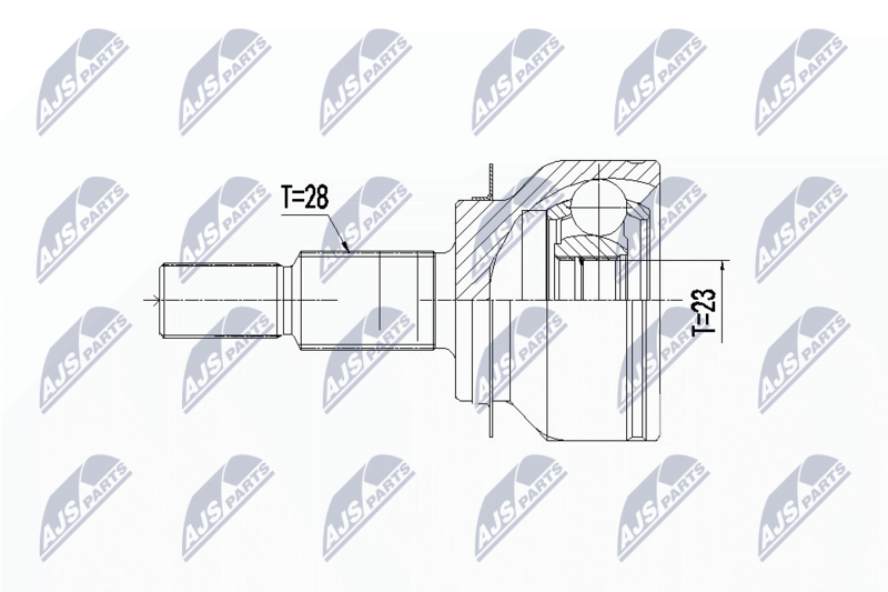 NTY NPZ-MZ-061 Joint Kit, drive shaft