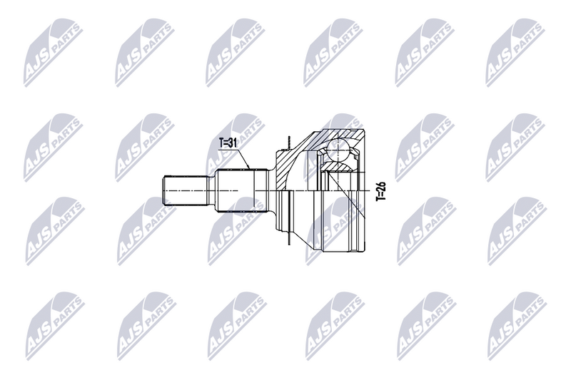 NTY NPZ-MZ-063 Joint Kit, drive shaft