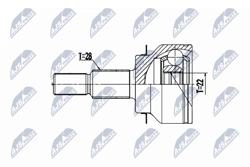 NTY NPZ-MZ-064 Joint Kit, drive shaft