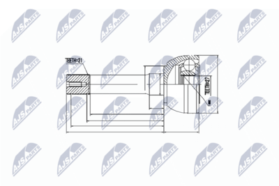 Joint Kit, drive shaft NTY NPZ-NS-011