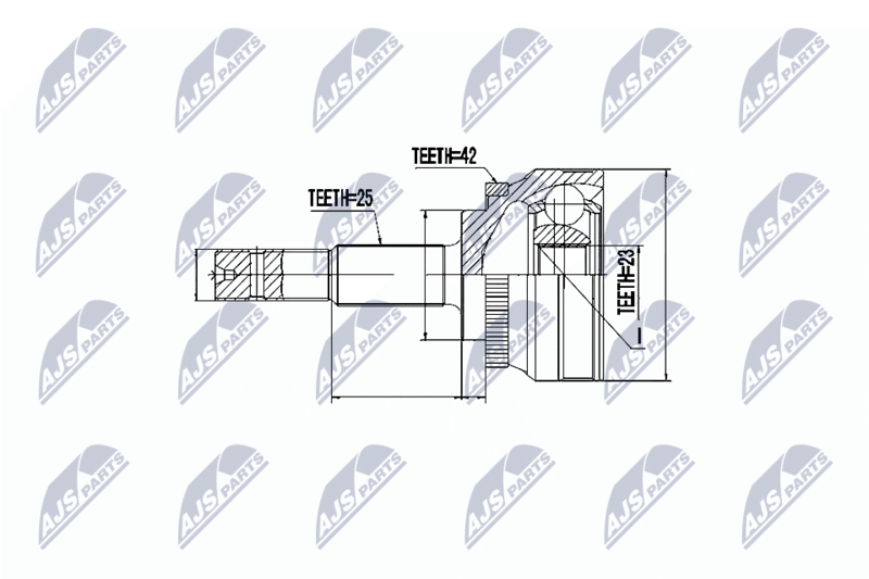 NTY NPZ-NS-023 Joint Kit, drive shaft