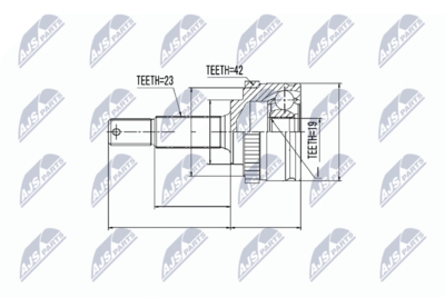 Joint Kit, drive shaft NTY NPZ-NS-039