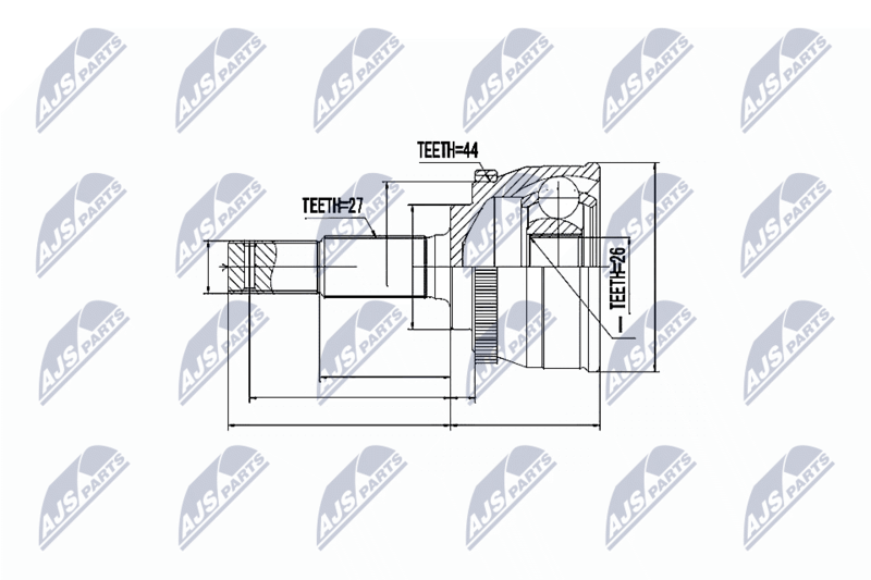 NTY NPZ-NS-061 Joint Kit, drive shaft