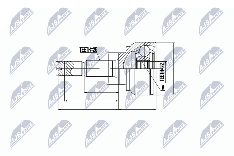 NTY NPZ-NS-069 Joint Kit, drive shaft