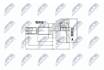 Joint Kit, drive shaft NTY NPZ-NS-069