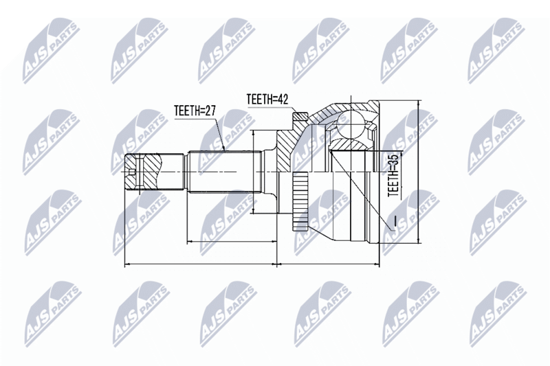 NTY NPZ-NS-080 Joint Kit, drive shaft