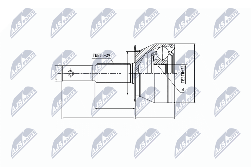 NTY NPZ-NS-085 Joint Kit, drive shaft
