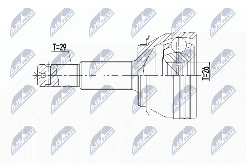 NTY NPZ-NS-092 Joint Kit, drive shaft