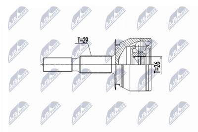 Joint Kit, drive shaft NTY NPZ-NS-099