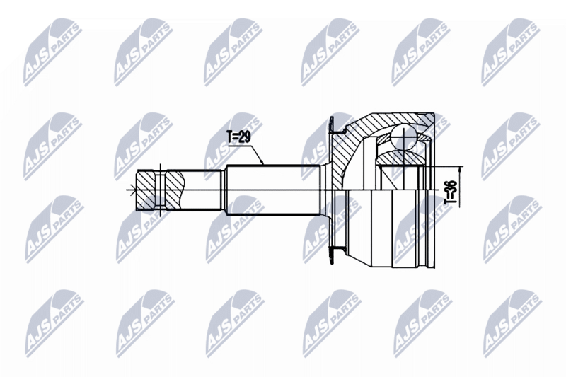 NTY NPZ-NS-100 Joint Kit, drive shaft