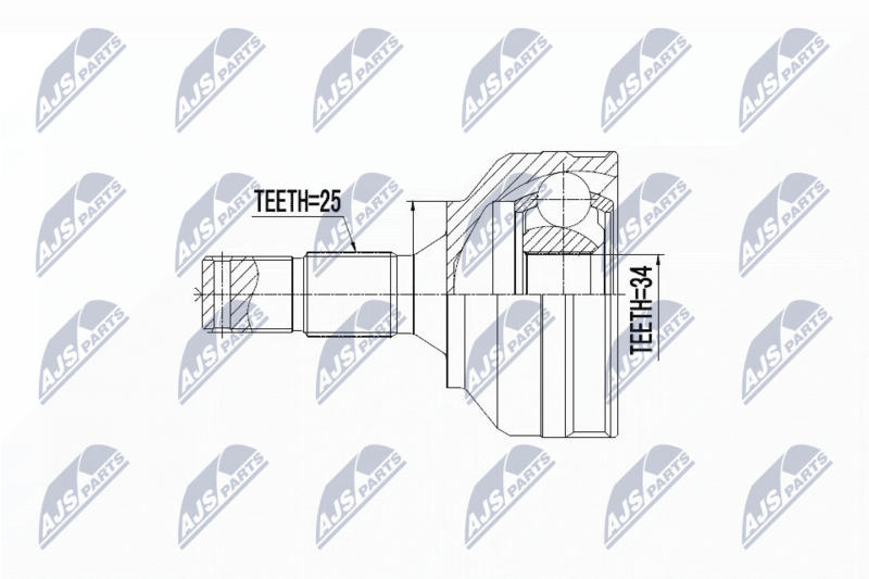 NTY NPZ-PE-030 Joint Kit, drive shaft