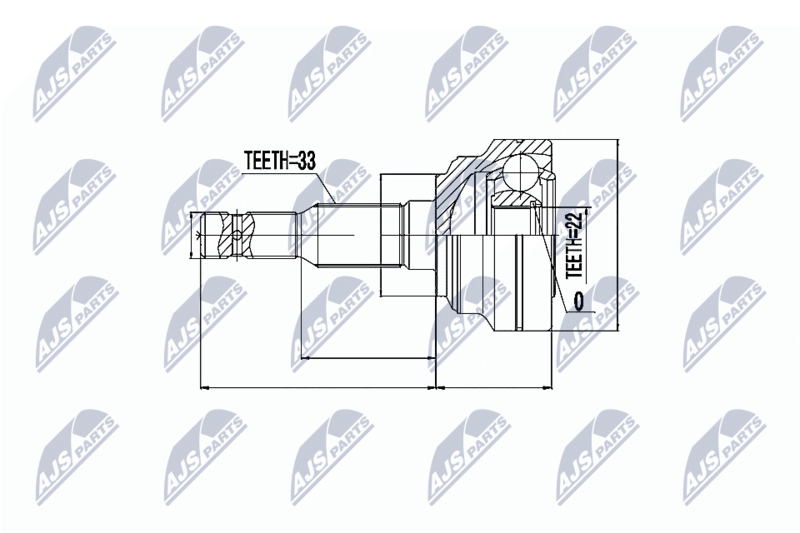 NTY NPZ-PL-010 Joint Kit, drive shaft