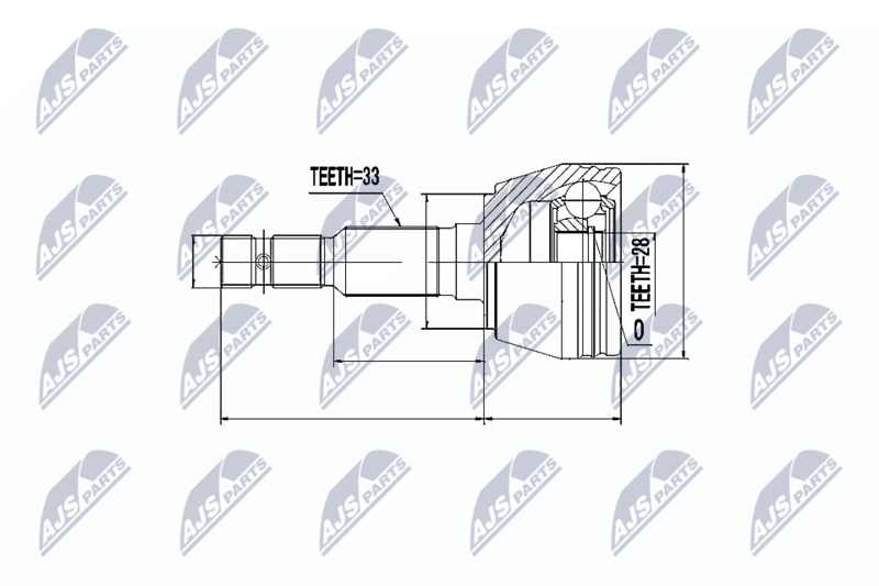 NTY NPZ-PL-013 Joint Kit, drive shaft